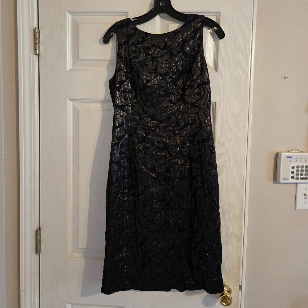 Tibi Metallic Brocade Dress Size 6 EUC